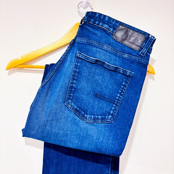 CALVIN KLEIN Blue washed jeans men | Classic straight denim | Size 36 * - Picture 10 of 11